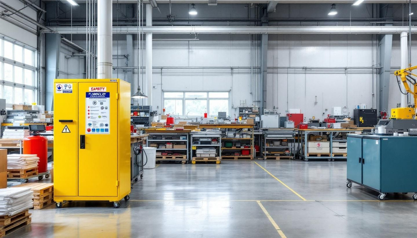 Comment optimiser la sécurité avec une armoire inflammable dans votre atelier